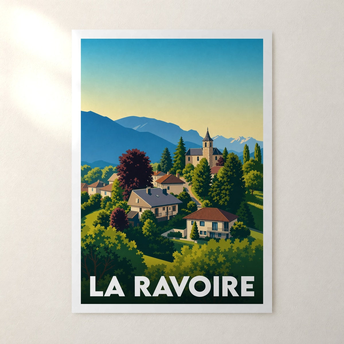 Affiche La Ravoire – sans cadre, accrochée au mur