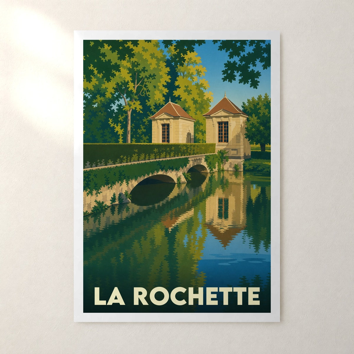 Affiche La Rochette – sans cadre, accrochée au mur