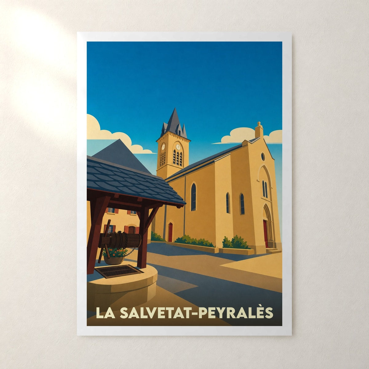 Affiche La Salvetat-Peyralès – sans cadre, accrochée au mur