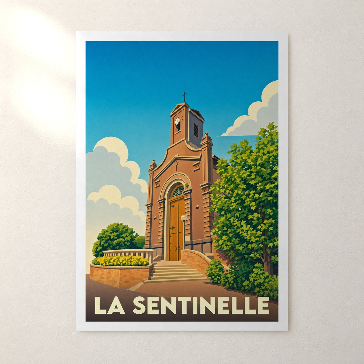 Affiche La Sentinelle – sans cadre, accrochée au mur