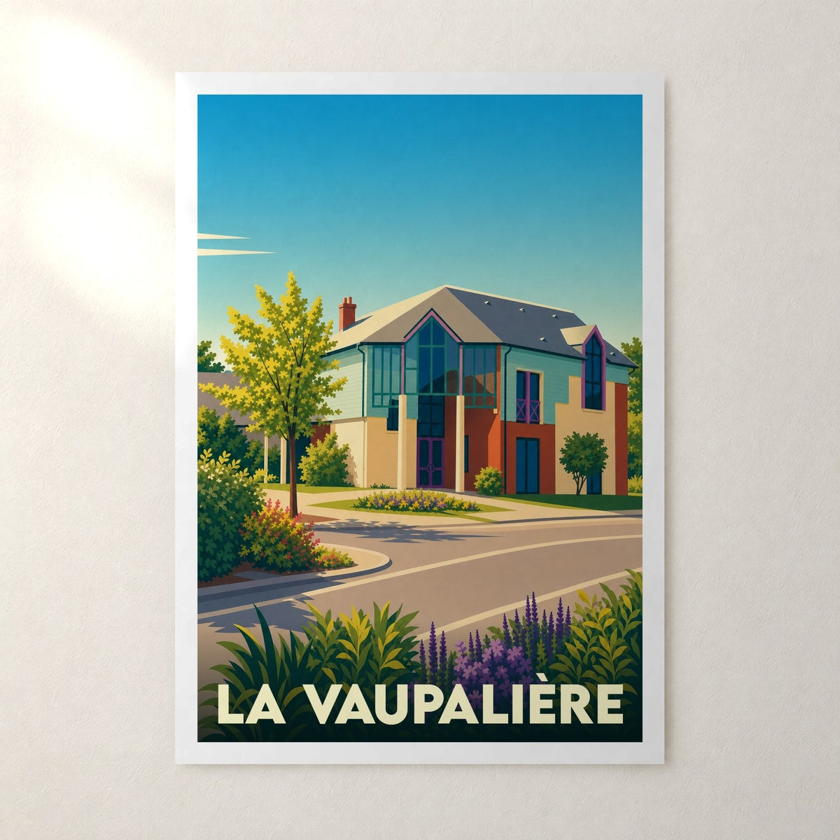 Affiche La Vaupalière – sans cadre, accrochée au mur