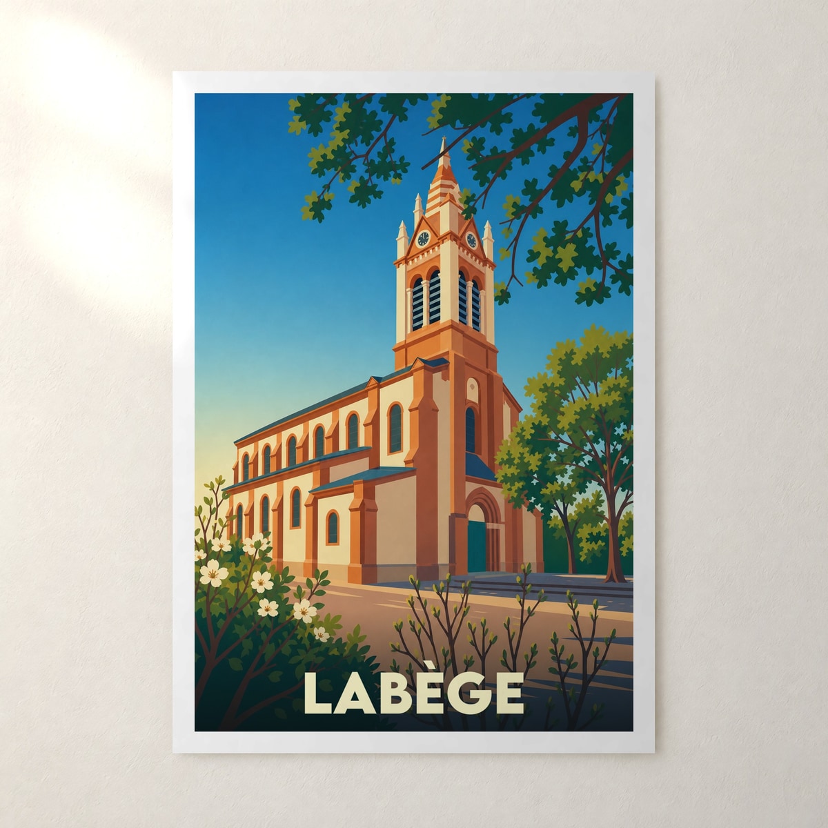 Affiche Labège – sans cadre, accrochée au mur