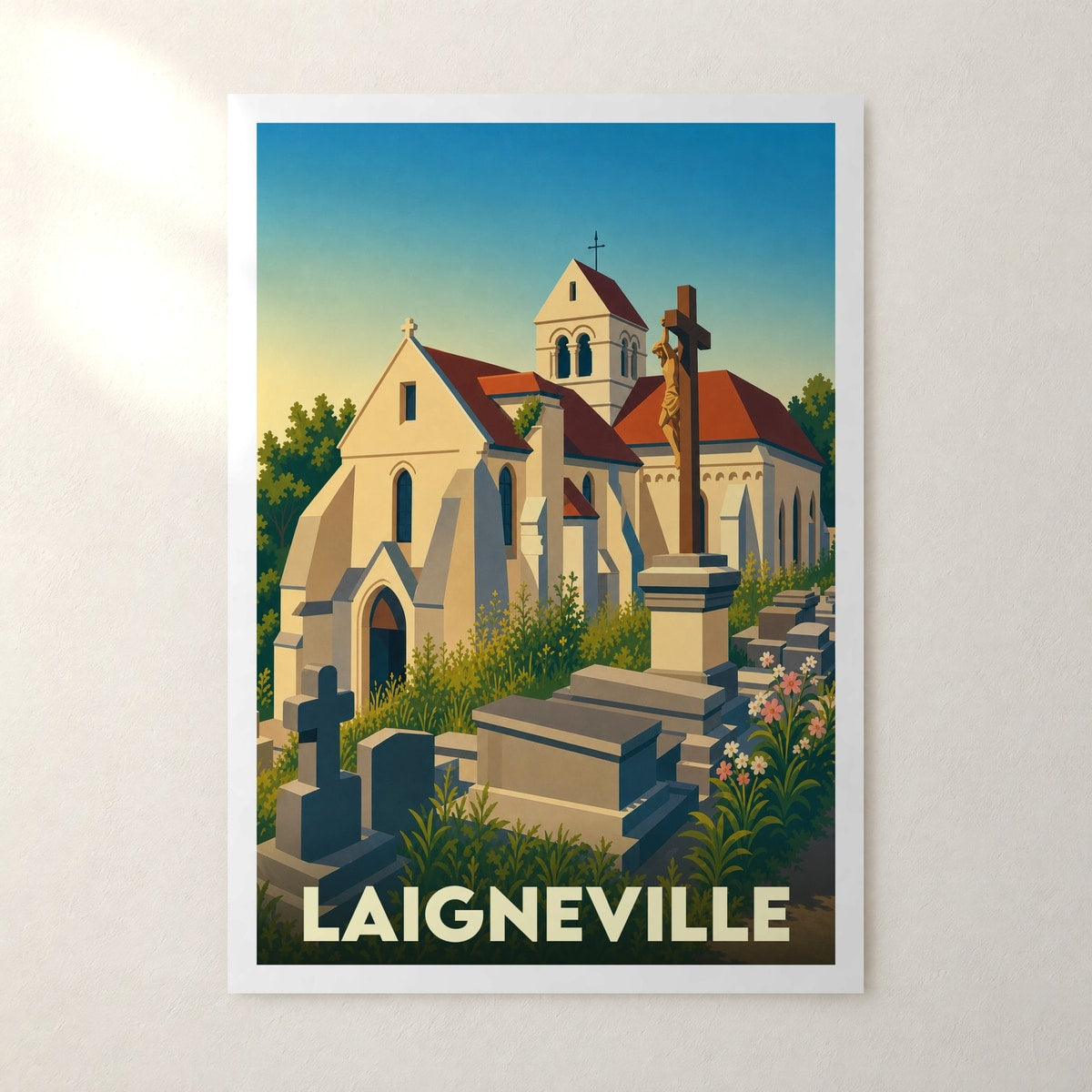 Affiche Laigneville – sans cadre, accrochée au mur