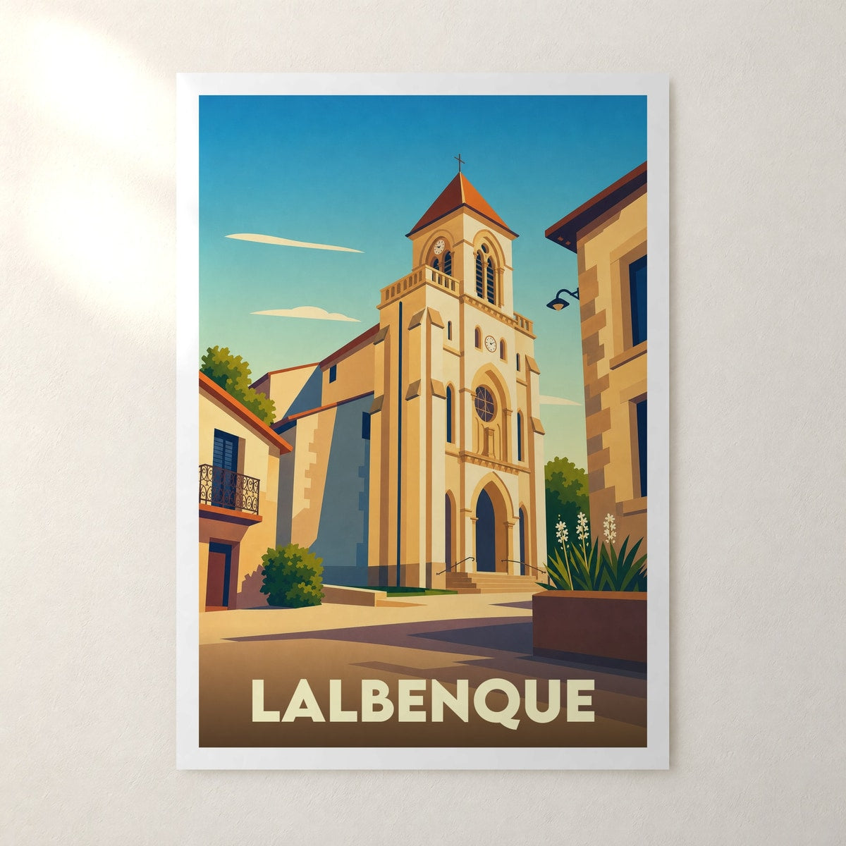 Affiche Lalbenque – sans cadre, accrochée au mur