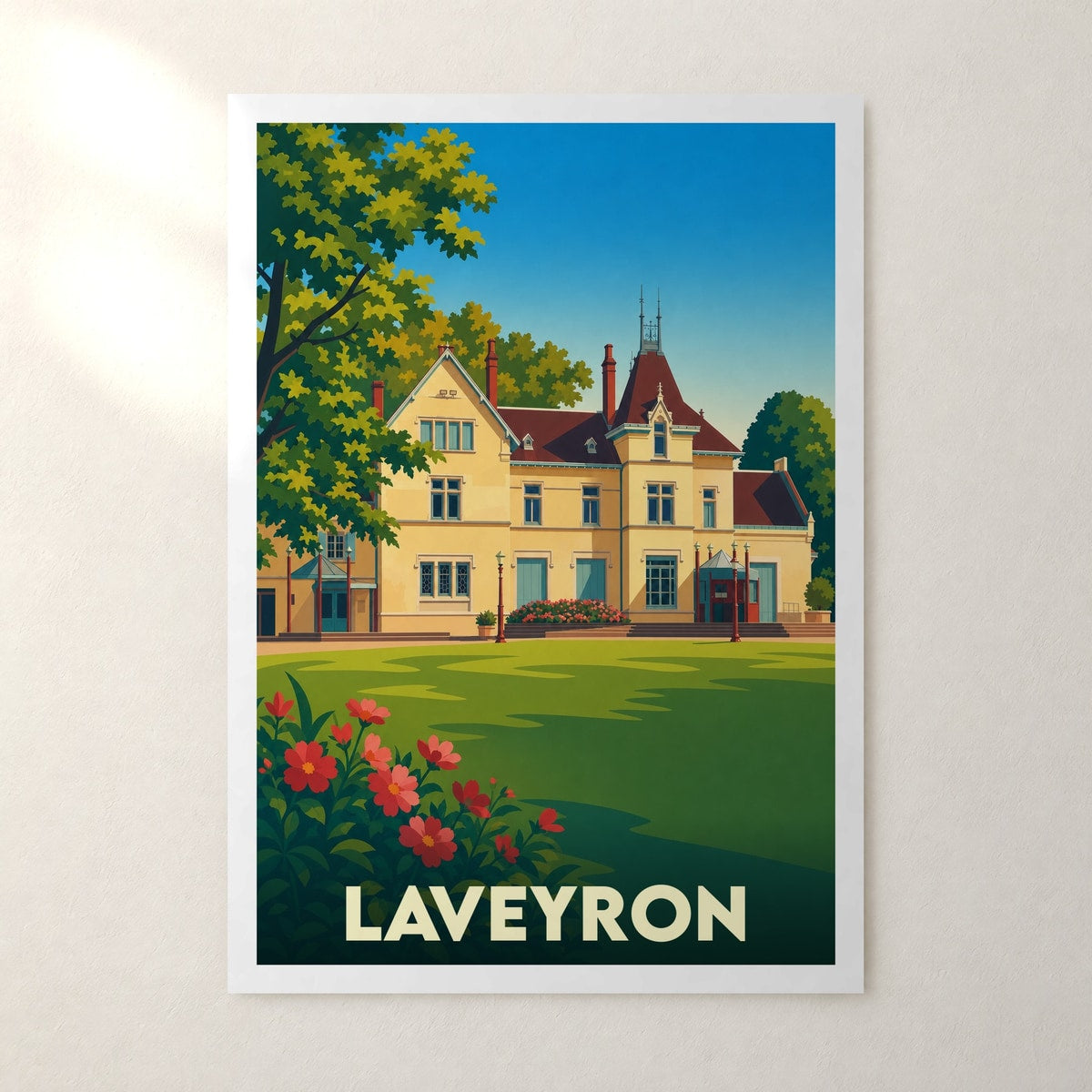 Affiche Laveyron – sans cadre, accrochée au mur