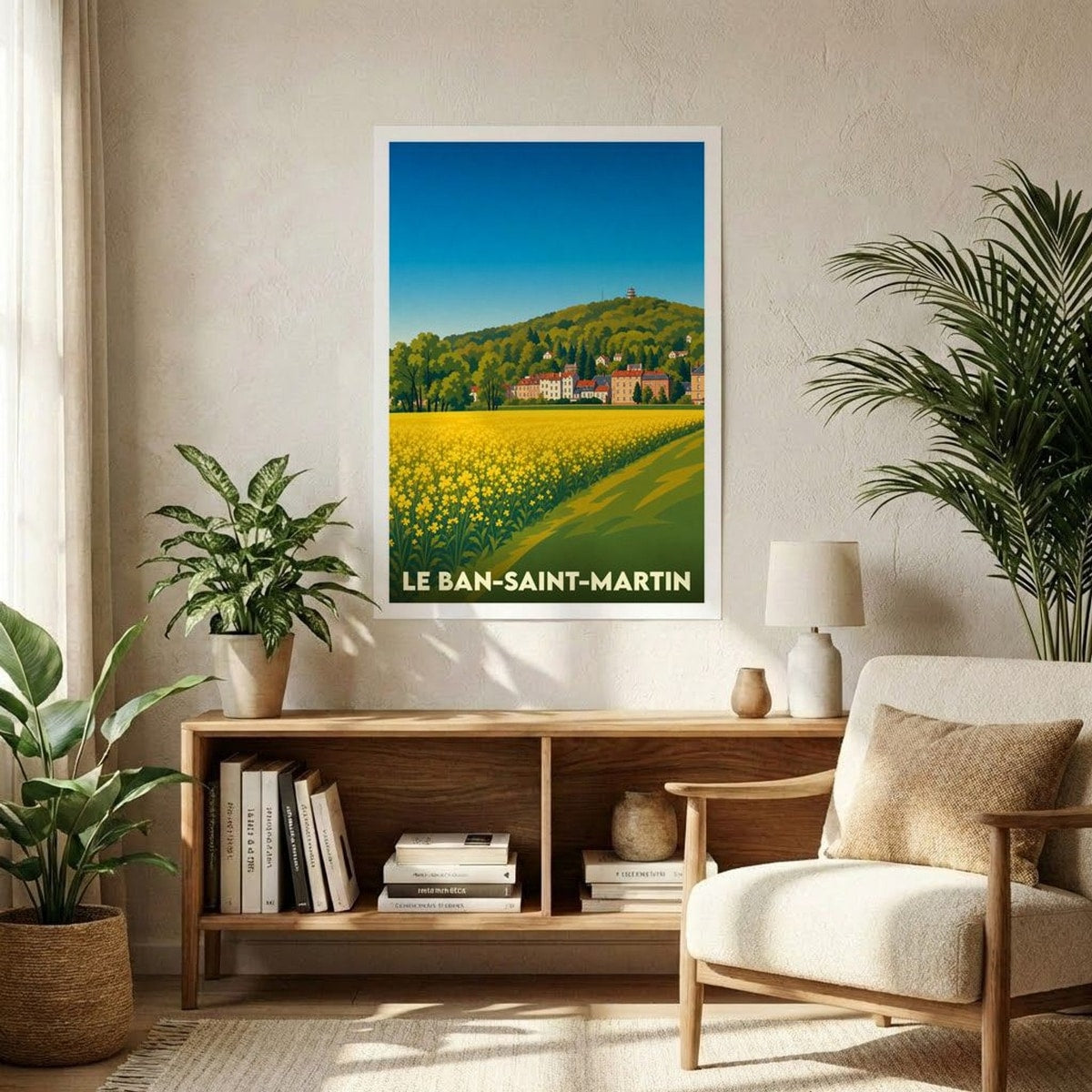 Affiche A1 (59,4 x 84,1 cm) Sans cadre souvenir de Le Ban-Saint-Martin