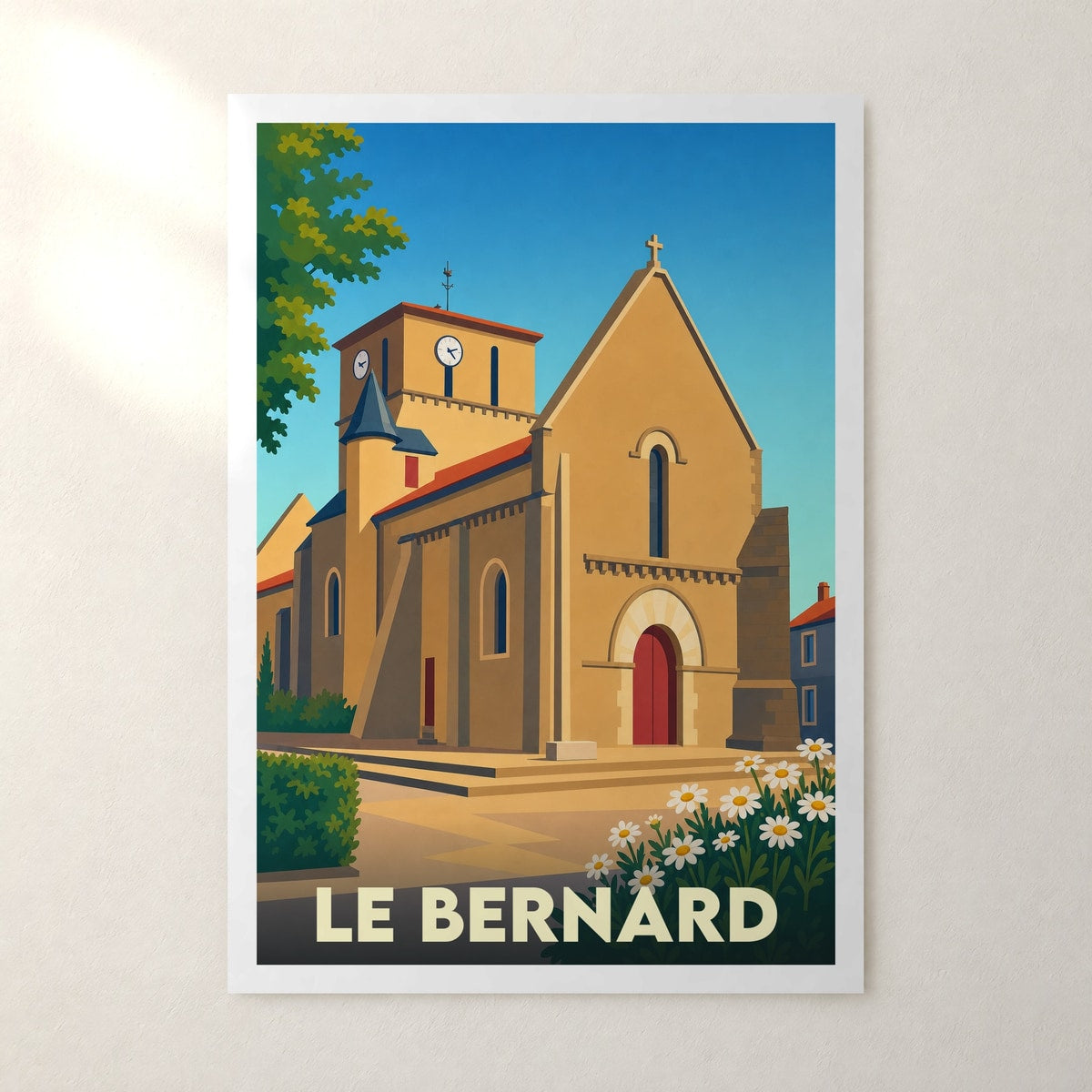 Affiche Le Bernard – sans cadre, accrochée au mur