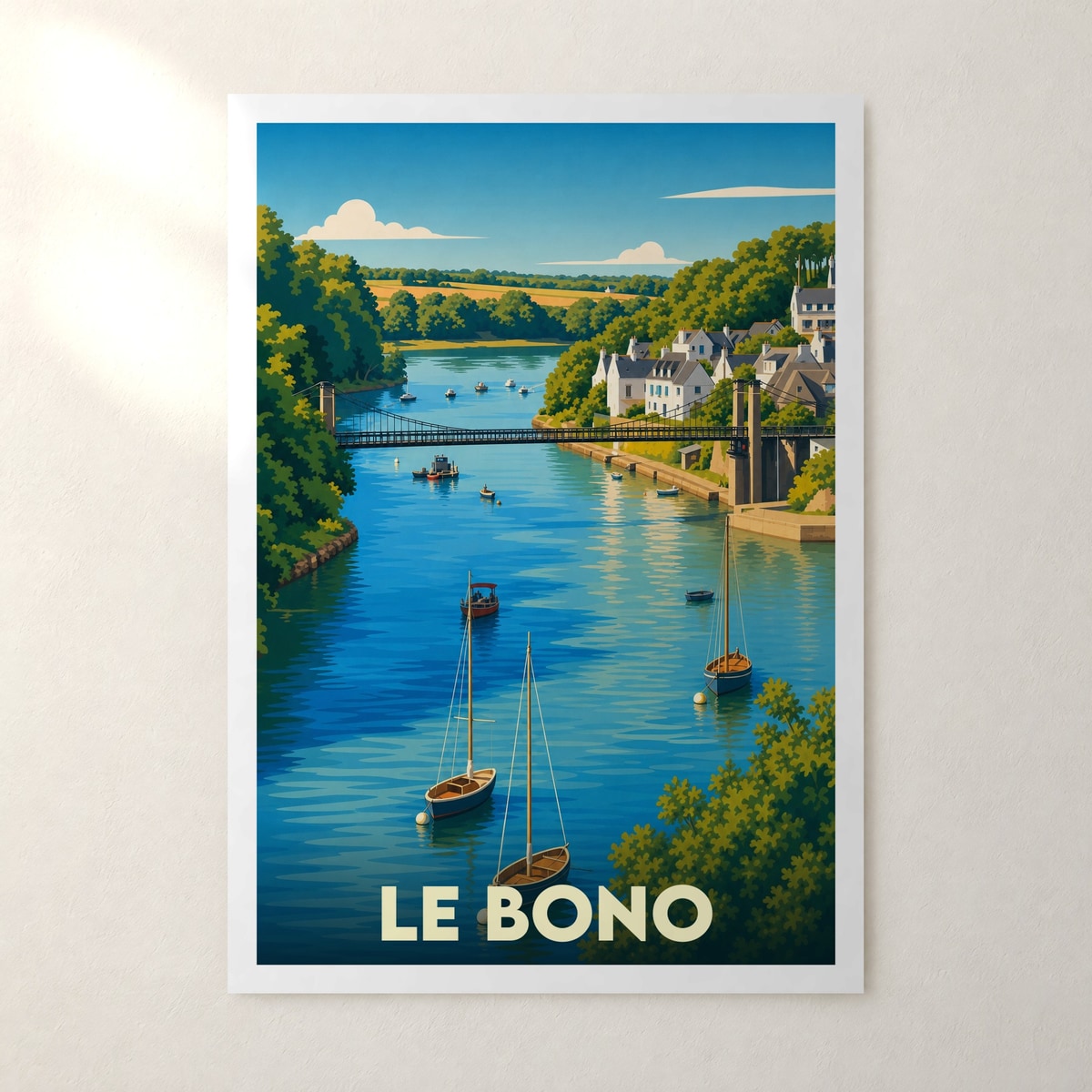 Affiche Le Bono – sans cadre, accrochée au mur