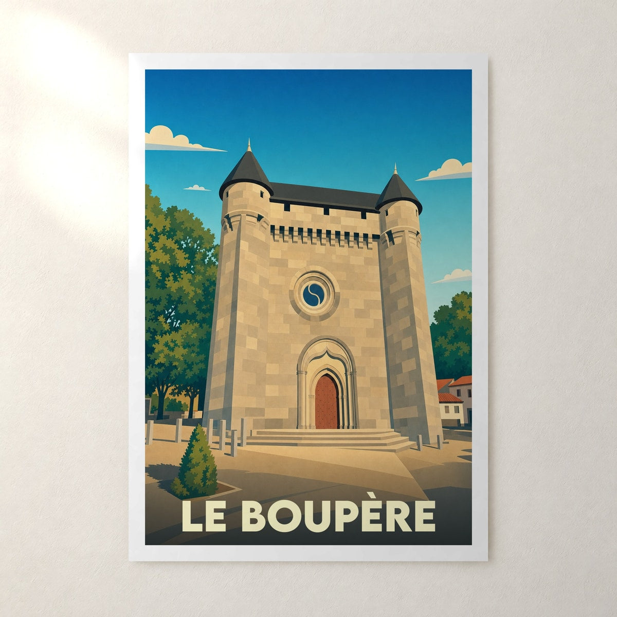 Affiche Le Boupère – sans cadre, accrochée au mur