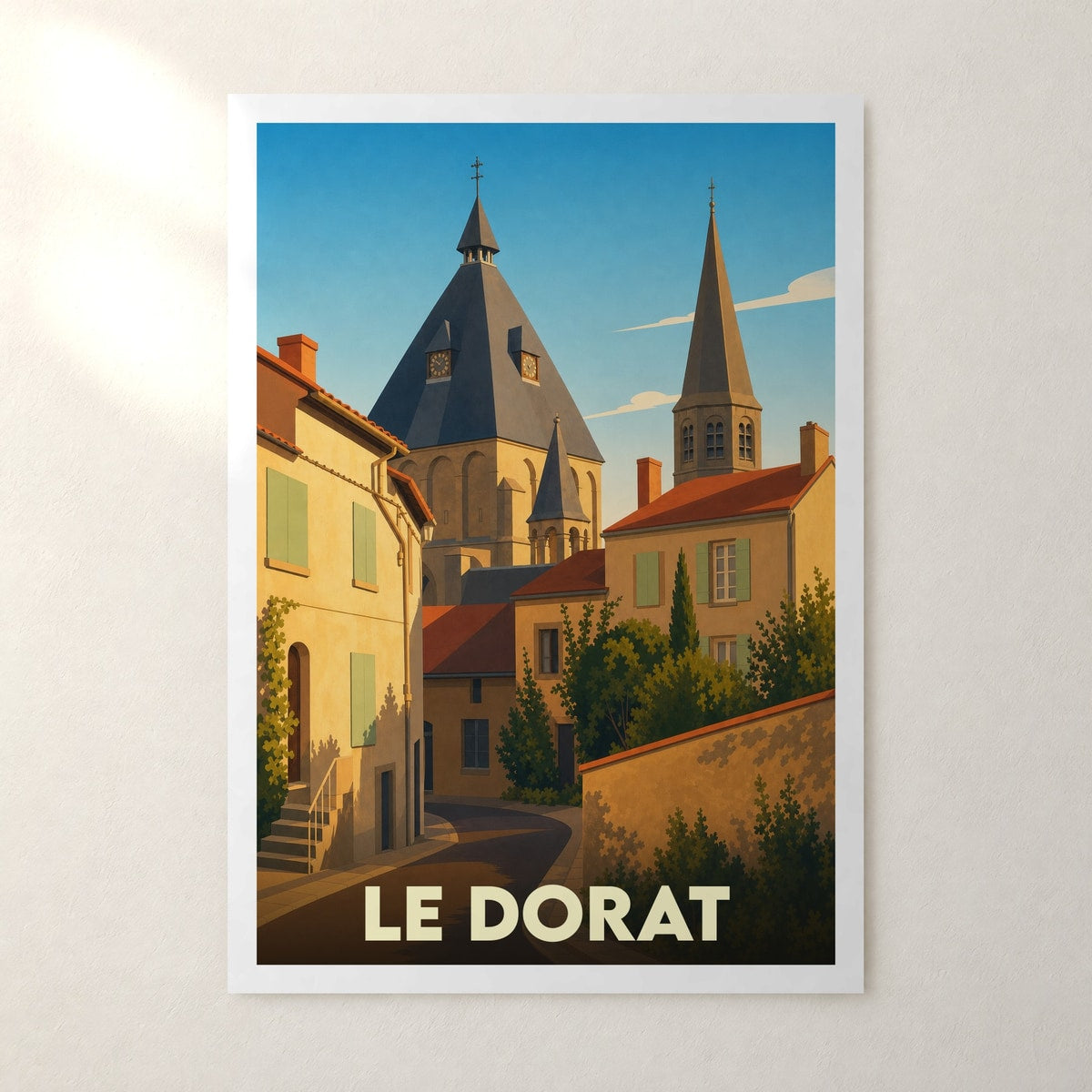 Affiche Le Dorat – sans cadre, accrochée au mur
