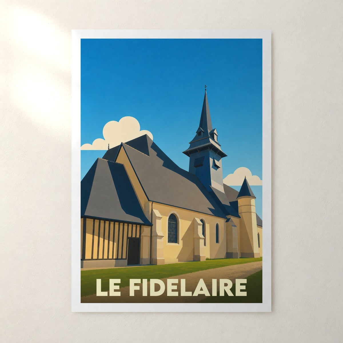 Affiche Le Fidelaire – sans cadre, accrochée au mur