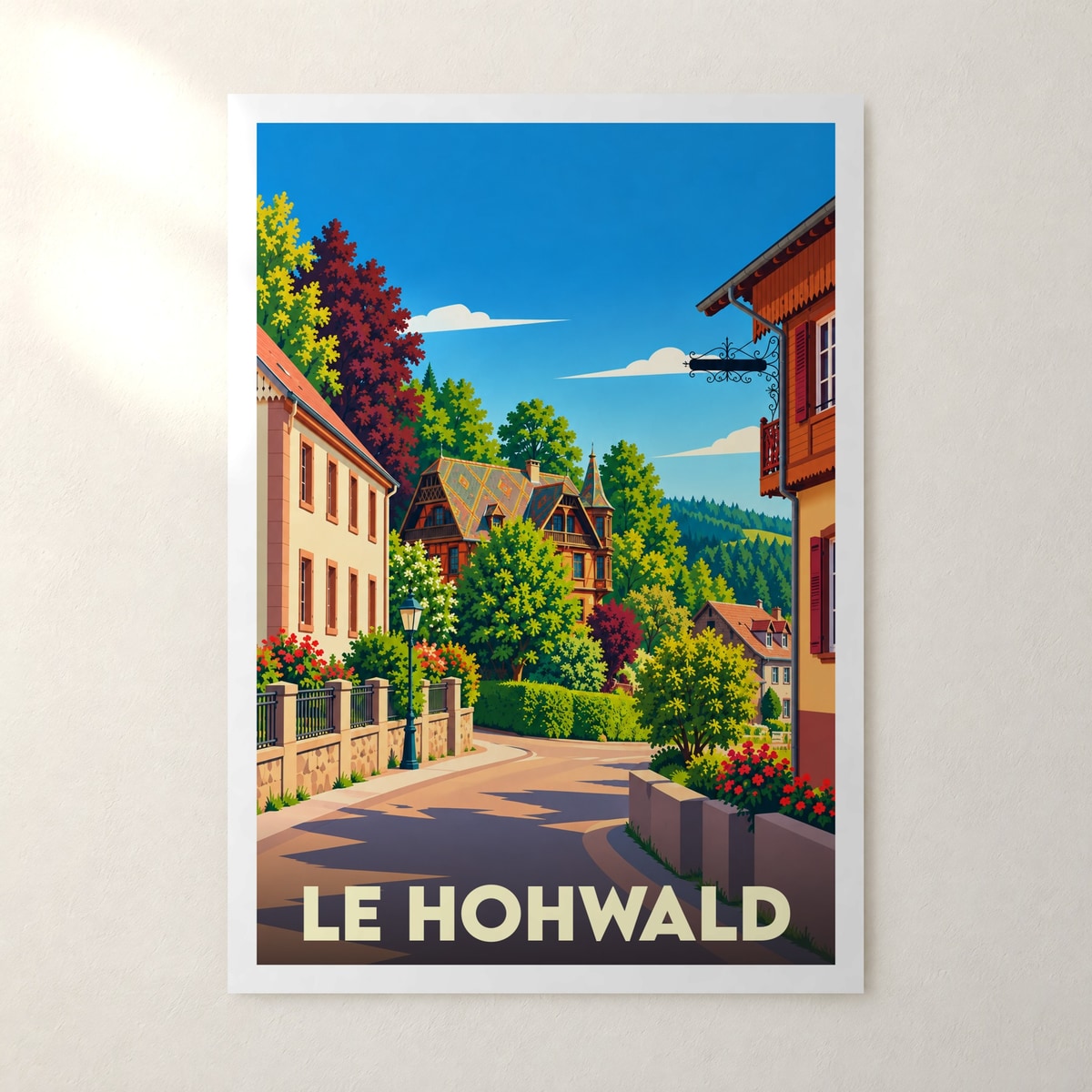 Affiche Le Hohwald – sans cadre, accrochée au mur
