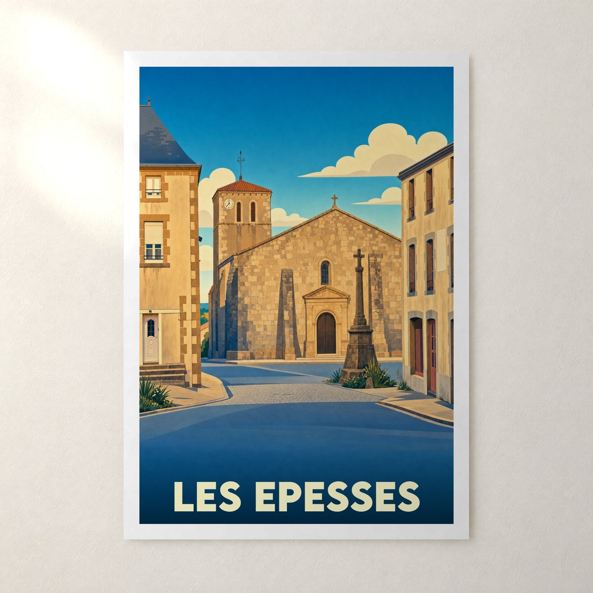 Affiche Les Epesses – sans cadre, accrochée au mur
