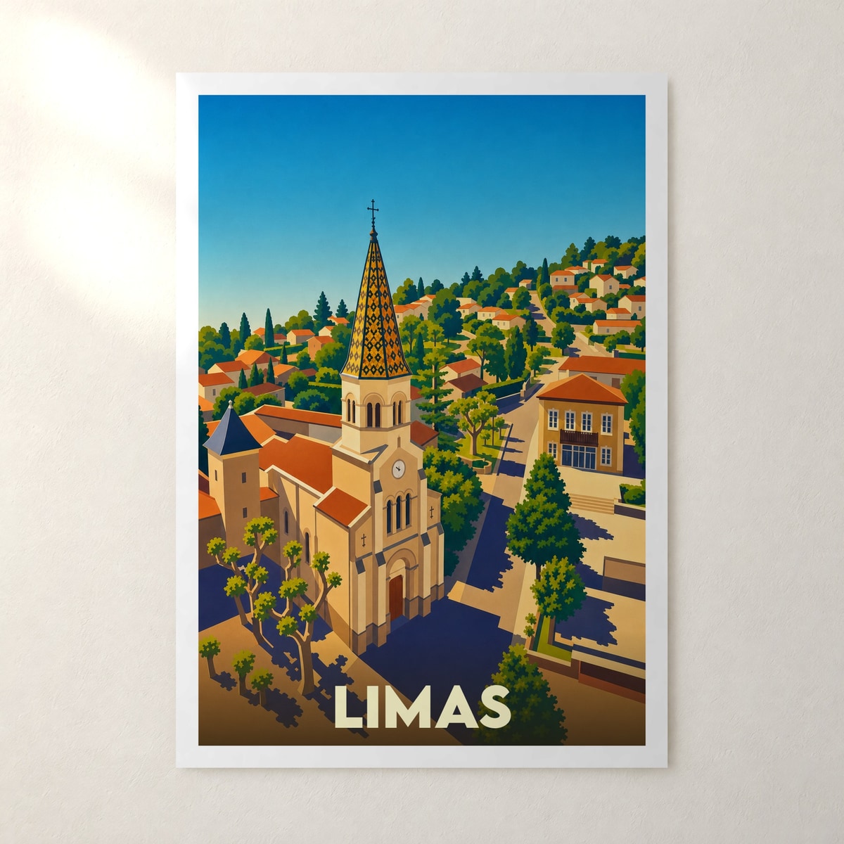 Affiche Limas – sans cadre, accrochée au mur