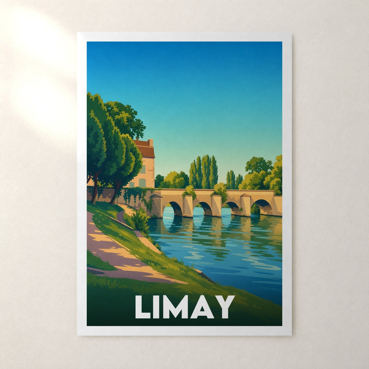 Affiche Limay – sans cadre, accrochée au mur