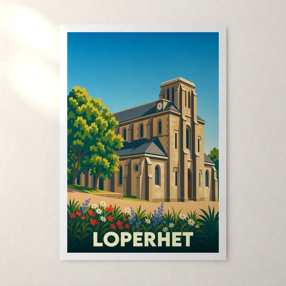 Affiche Loperhet – sans cadre, accrochée au mur