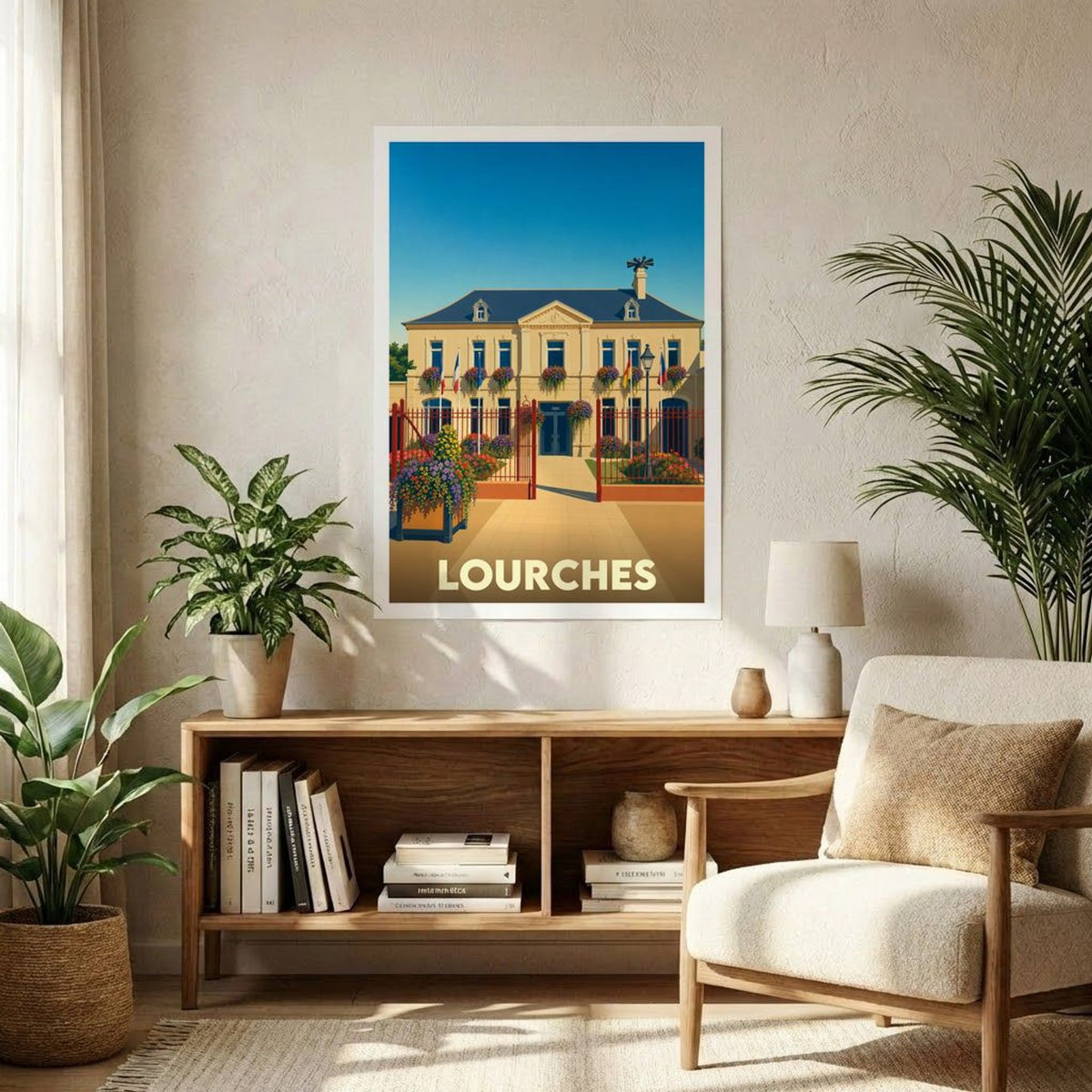 Affiche A1 (59,4 x 84,1 cm) Sans cadre souvenir de Lourches