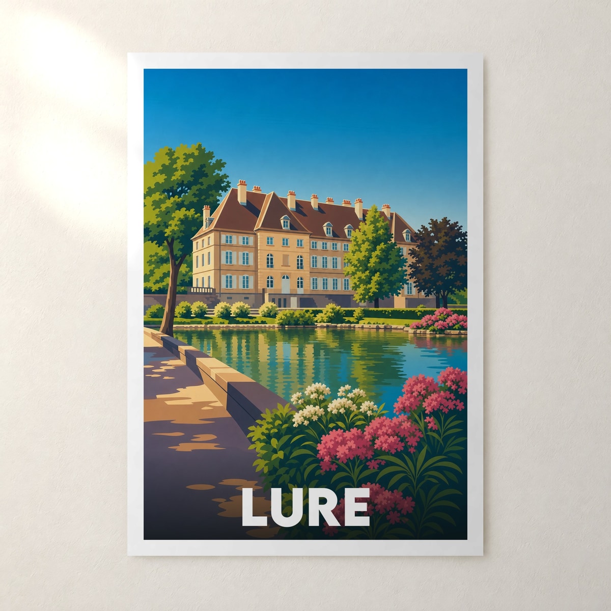 Affiche Lure – sans cadre, accrochée au mur