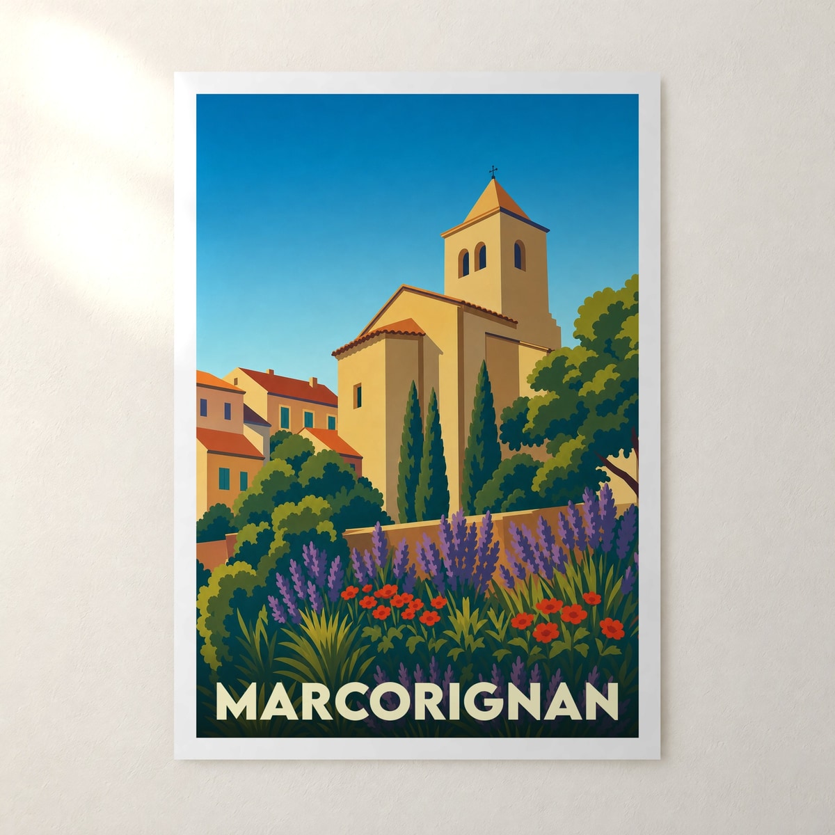 Affiche Marcorignan – sans cadre, accrochée au mur