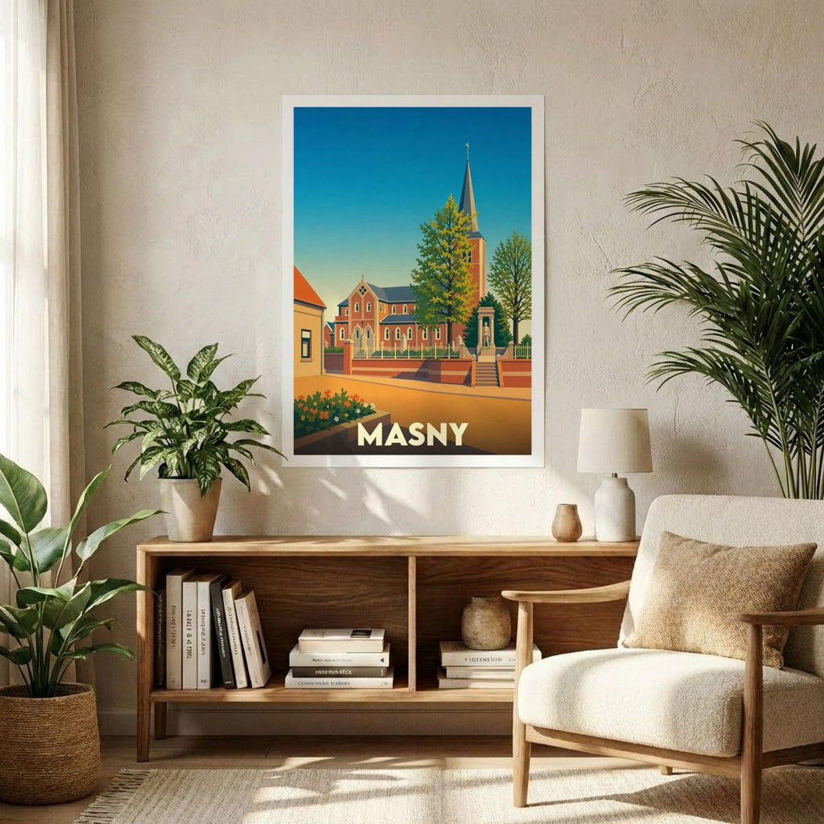 Affiche A1 (59,4 x 84,1 cm) Sans cadre souvenir de Masny
