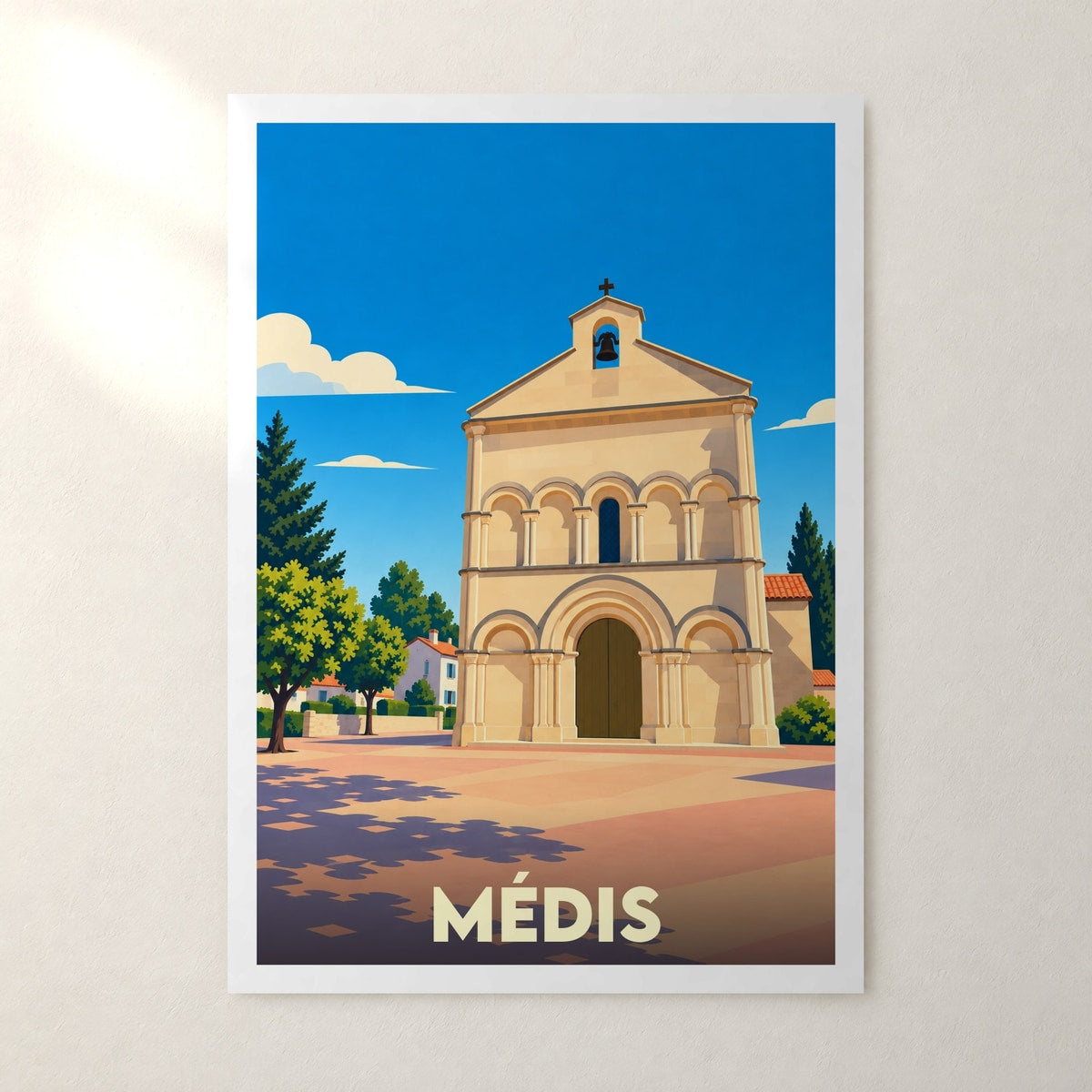 Affiche Médis – sans cadre, accrochée au mur