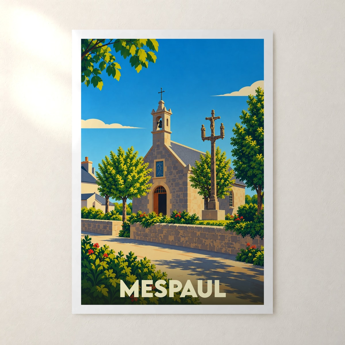Affiche Mespaul – sans cadre, accrochée au mur