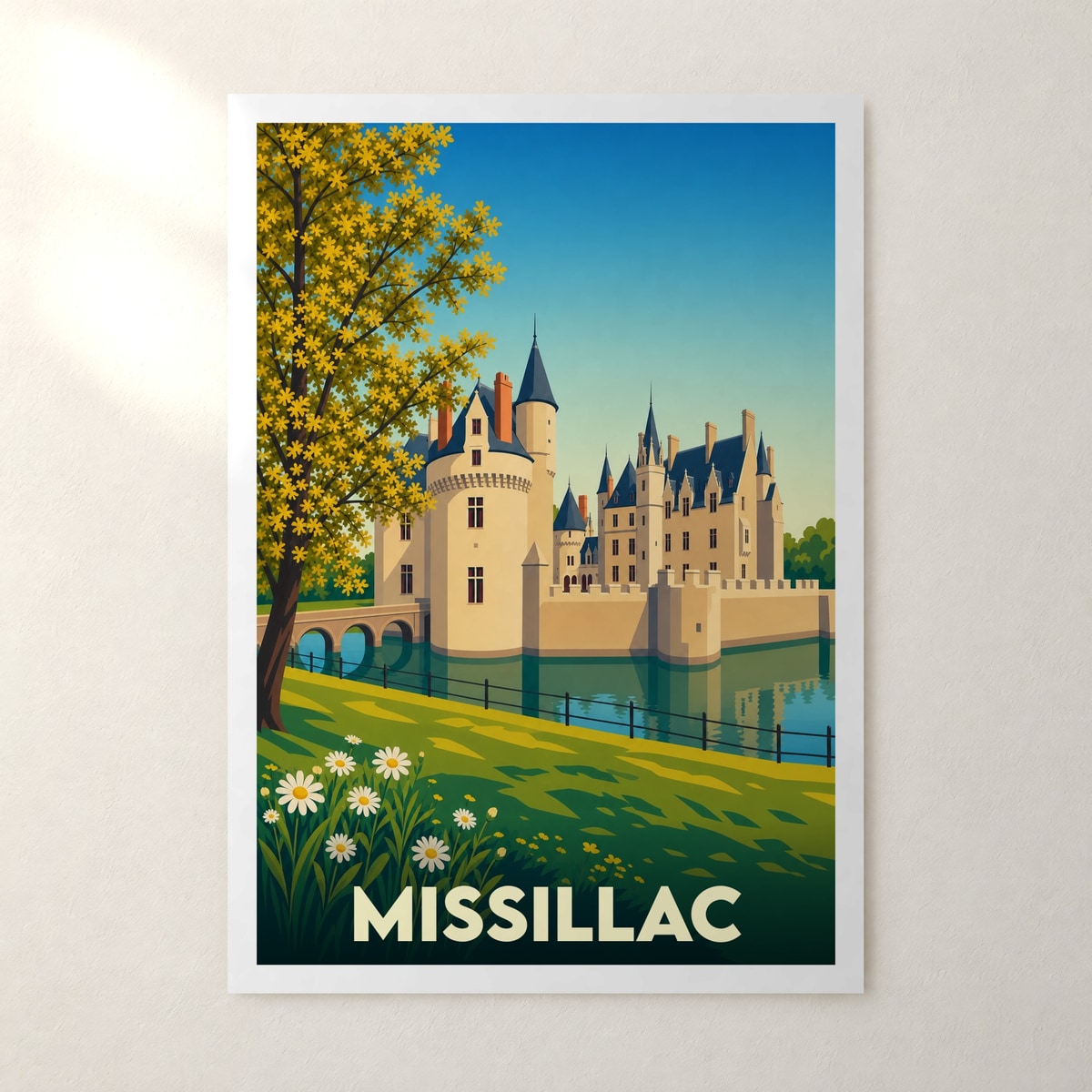 Affiche Missillac – sans cadre, accrochée au mur