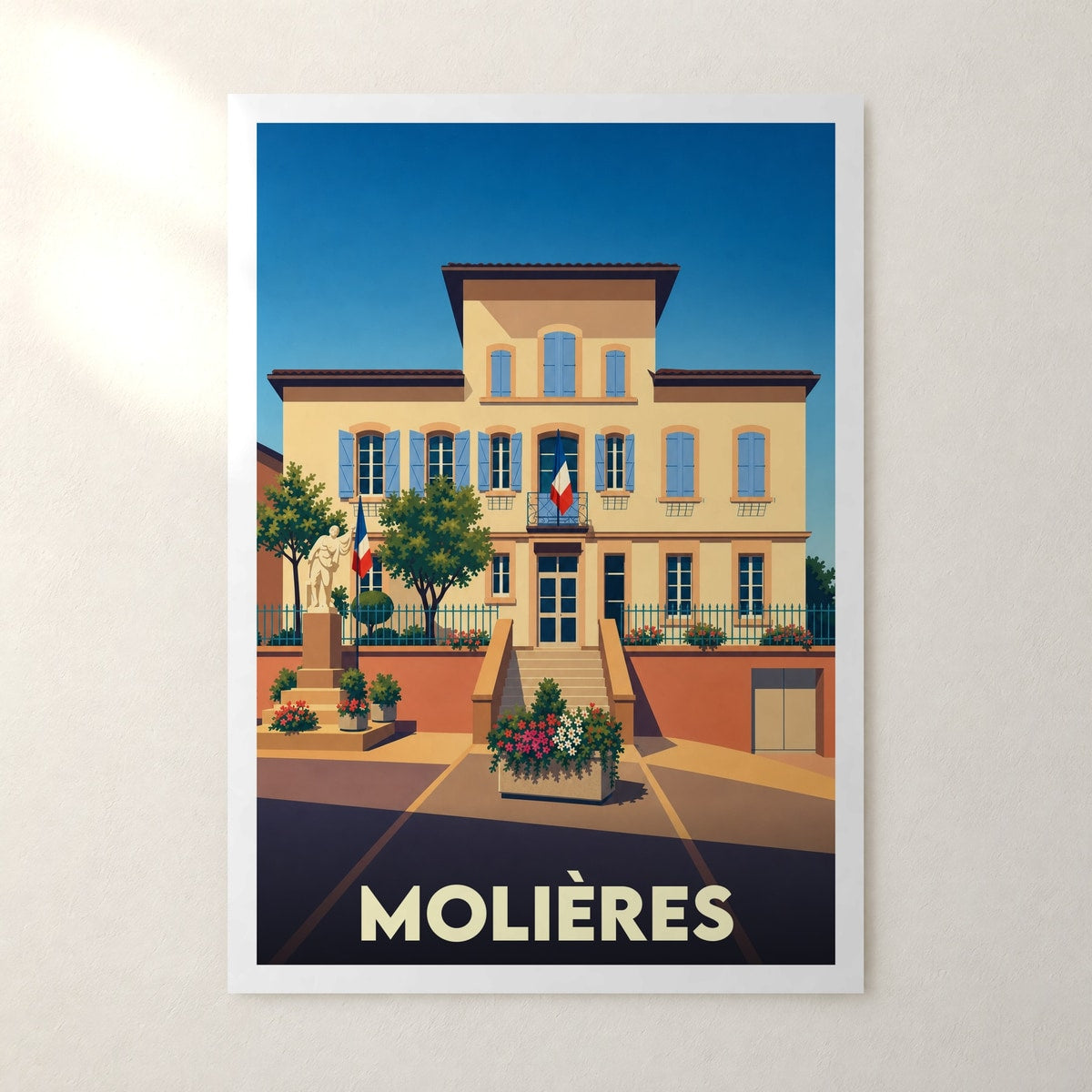 Affiche Molières – sans cadre, accrochée au mur