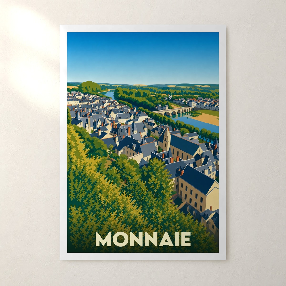 Affiche Monnaie – sans cadre, accrochée au mur