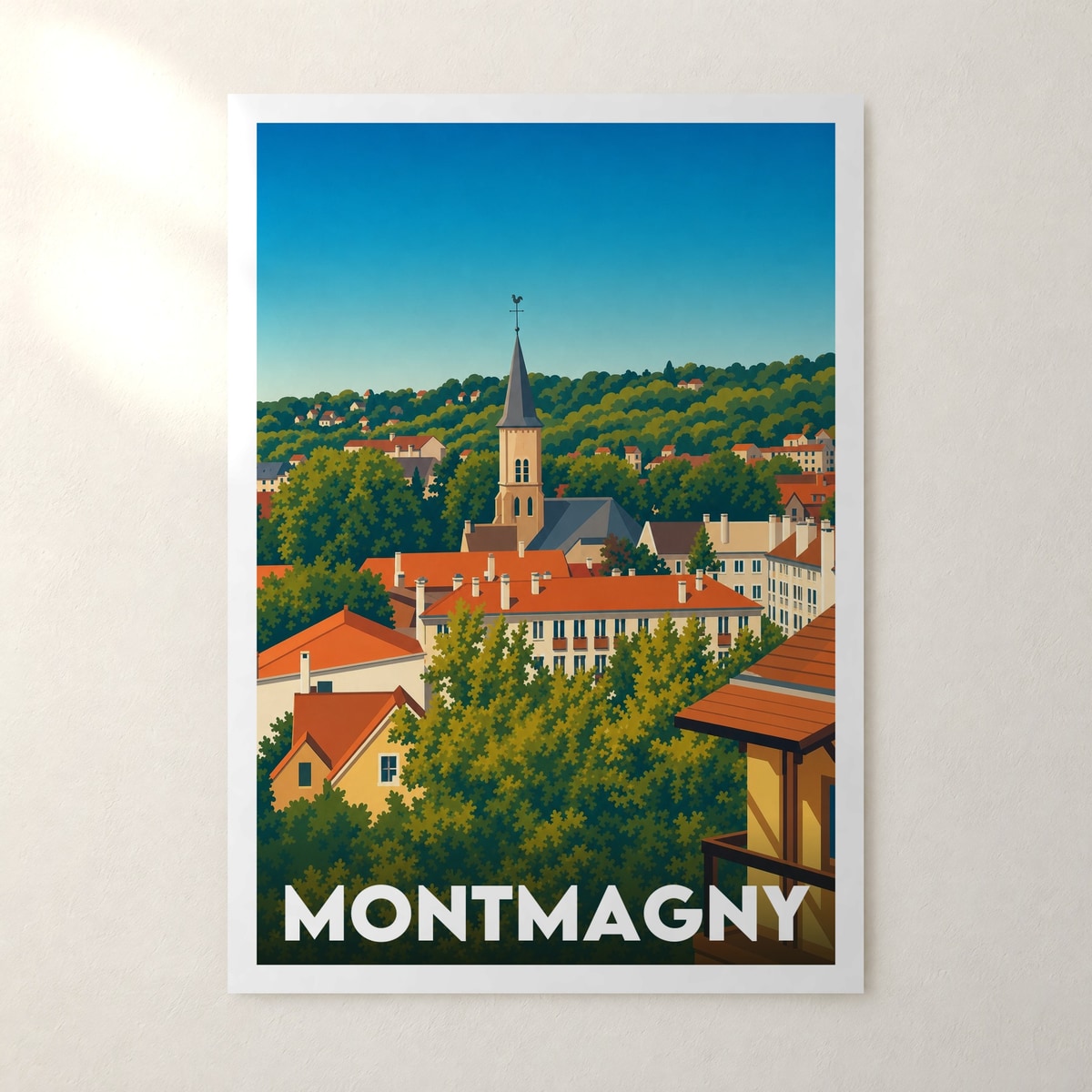 Affiche Montmagny – sans cadre, accrochée au mur