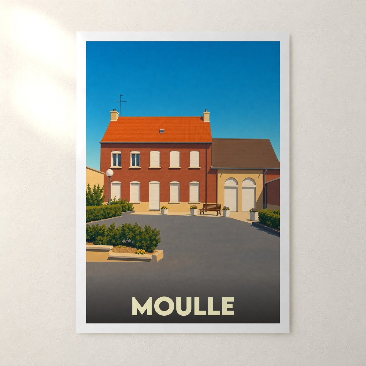 Affiche Moulle – sans cadre, accrochée au mur