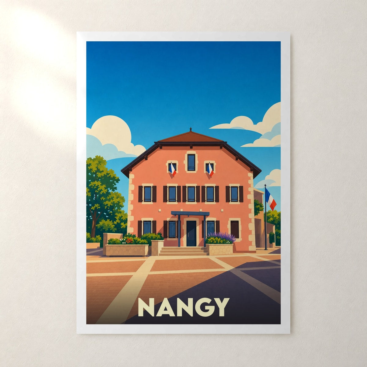 Affiche Nangy – sans cadre, accrochée au mur