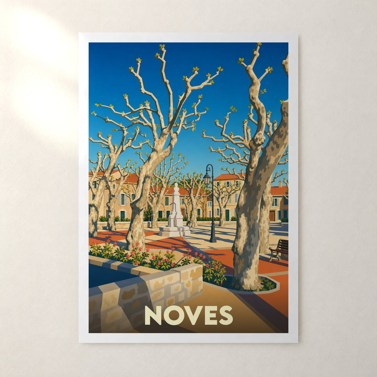 Affiche Noves – sans cadre, accrochée au mur