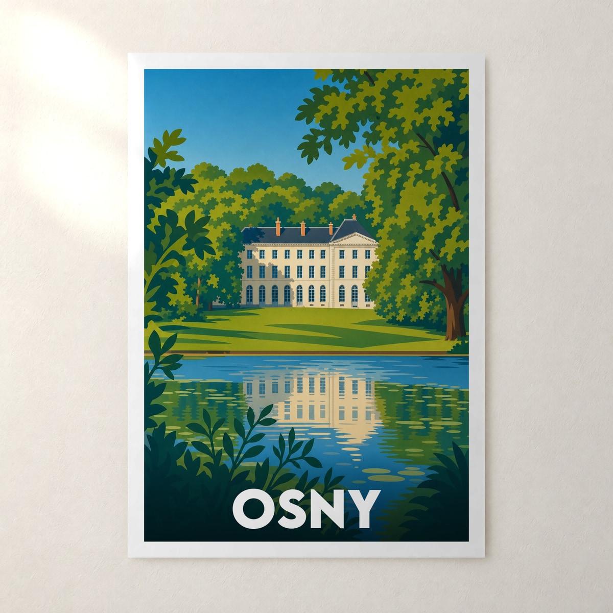 Affiche Osny – sans cadre, accrochée au mur