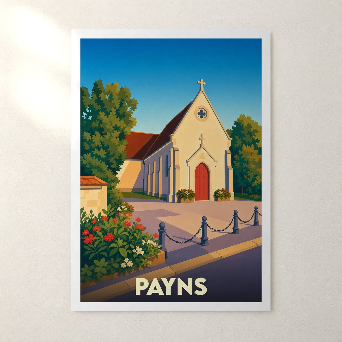 Affiche Payns – sans cadre, accrochée au mur