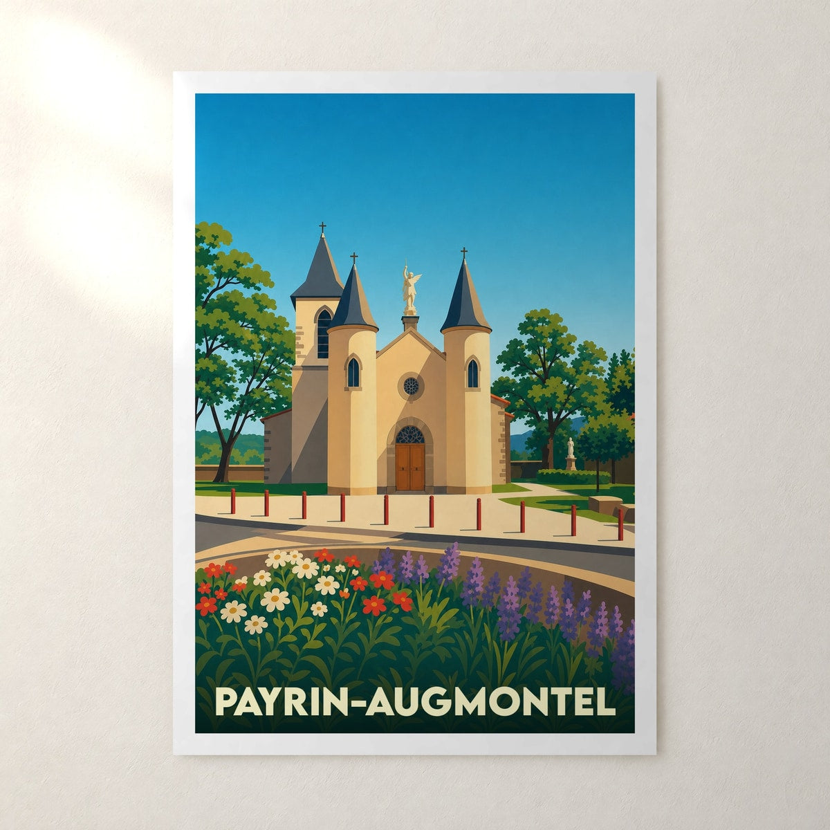 Affiche Payrin-Augmontel – sans cadre, accrochée au mur