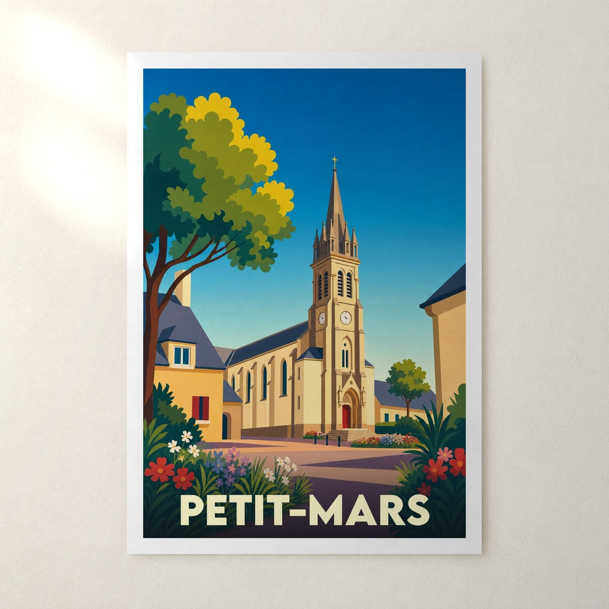 Affiche Petit-Mars – sans cadre, accrochée au mur