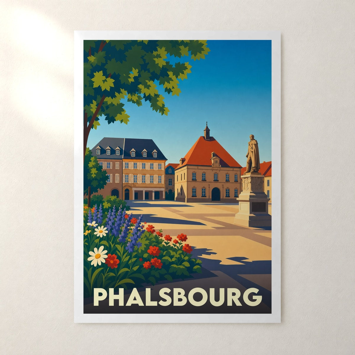 Affiche Phalsbourg – sans cadre, accrochée au mur