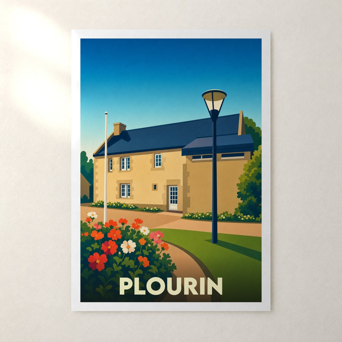 Affiche Plourin – sans cadre, accrochée au mur