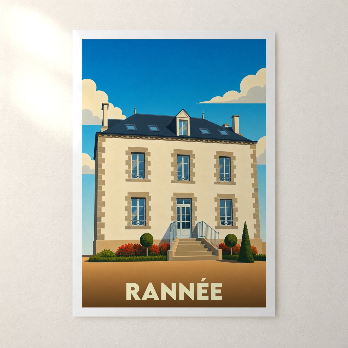 Affiche Rannée – sans cadre, accrochée au mur