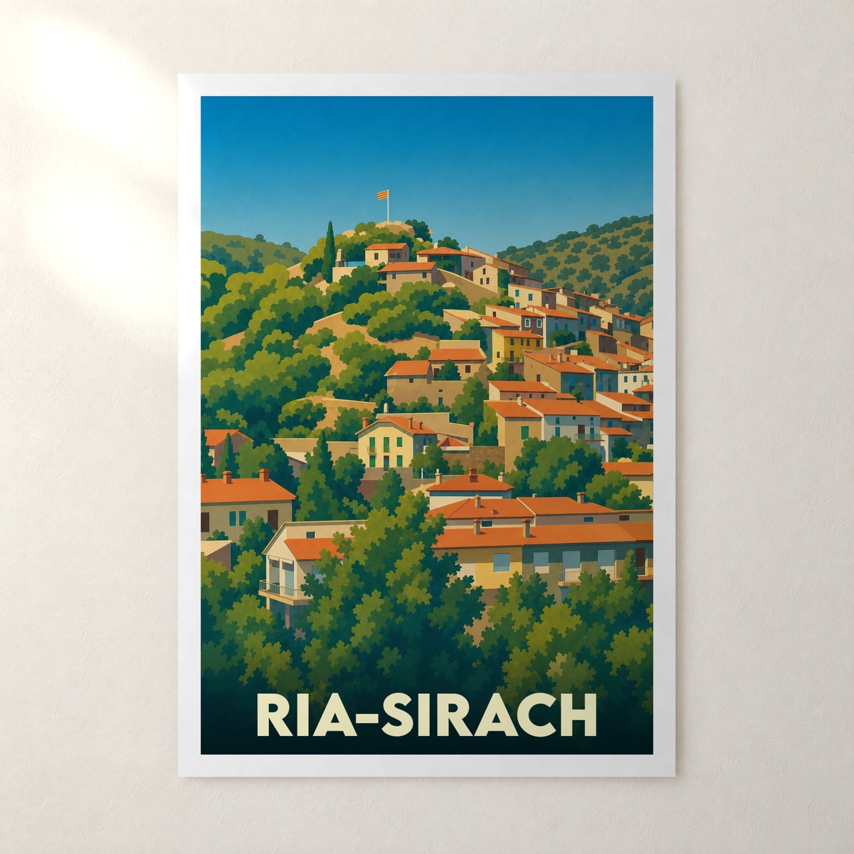 Affiche Ria-Sirach – sans cadre, accrochée au mur