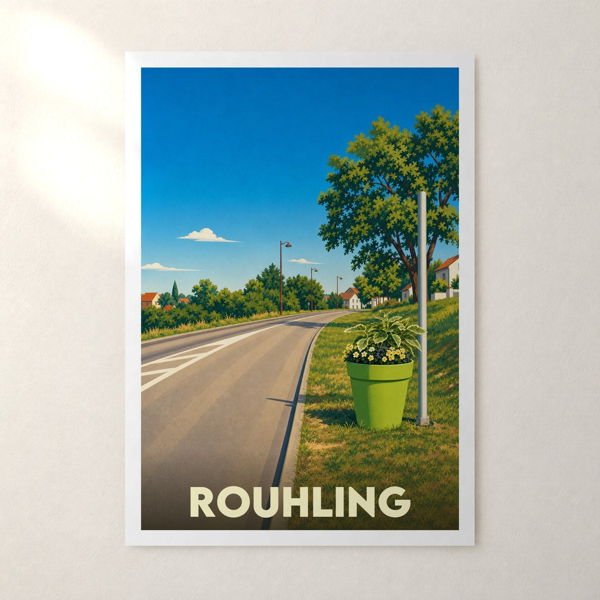 Affiche Rouhling – sans cadre, accrochée au mur