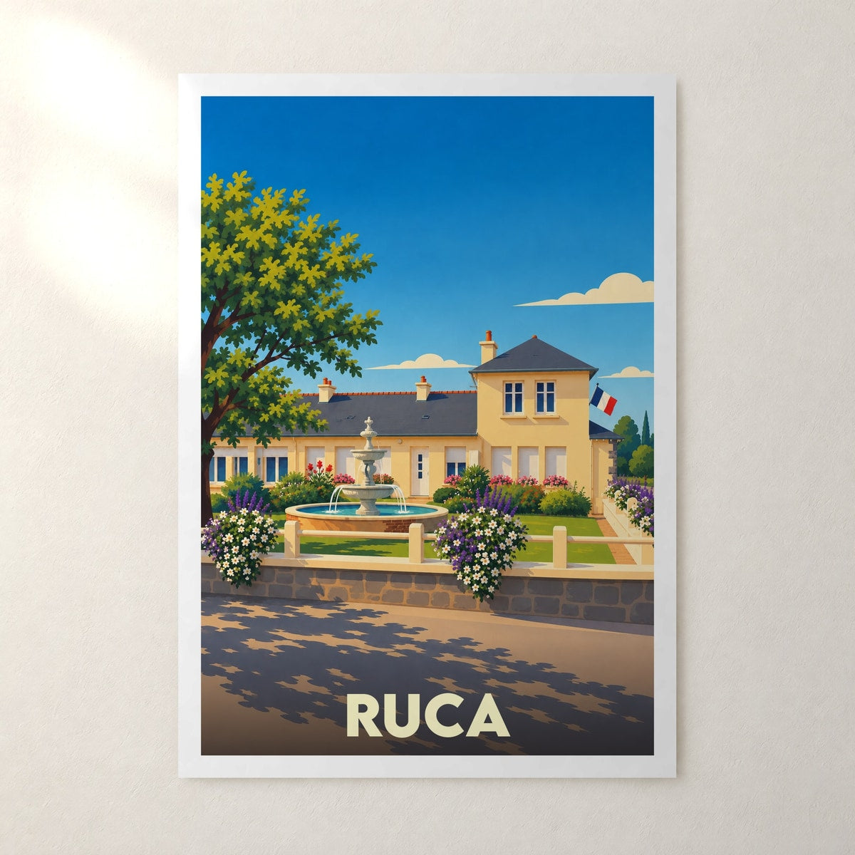 Affiche Ruca – sans cadre, accrochée au mur