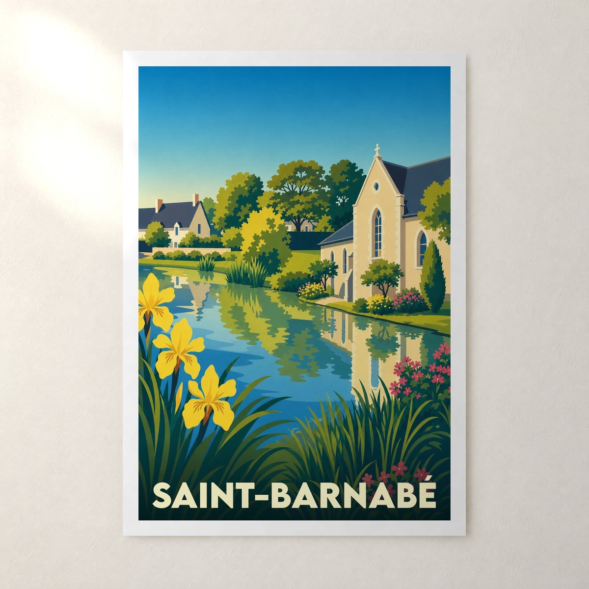 Affiche Saint-Barnabé – sans cadre, accrochée au mur