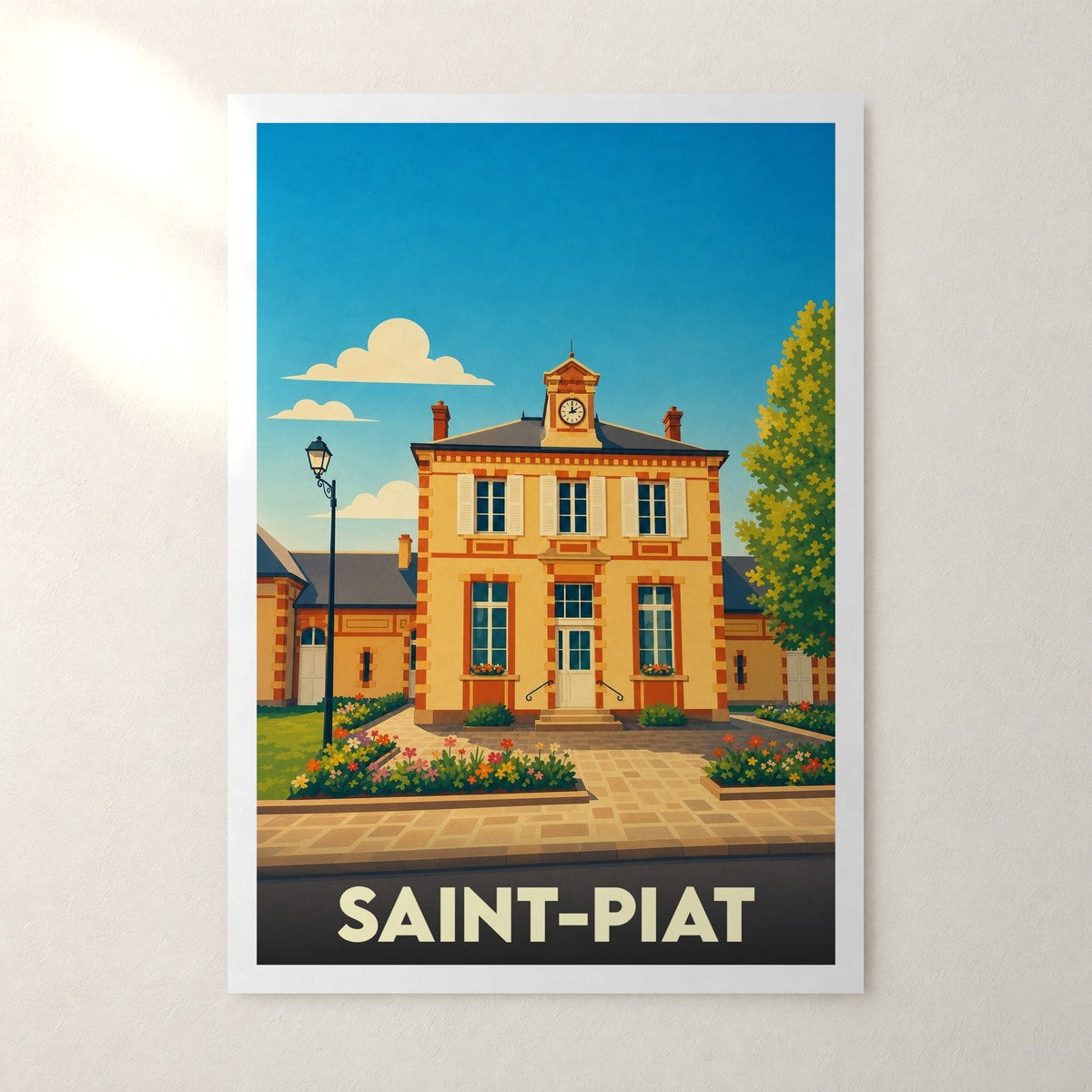Affiche Saint-Piat – sans cadre, accrochée au mur