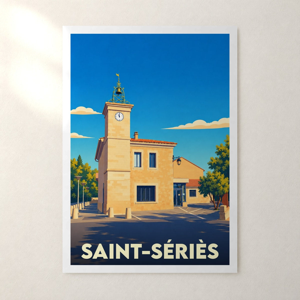 Affiche Saint-Sériès – sans cadre, accrochée au mur