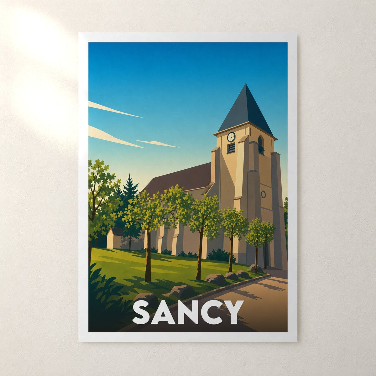 Affiche Sancy – sans cadre, accrochée au mur