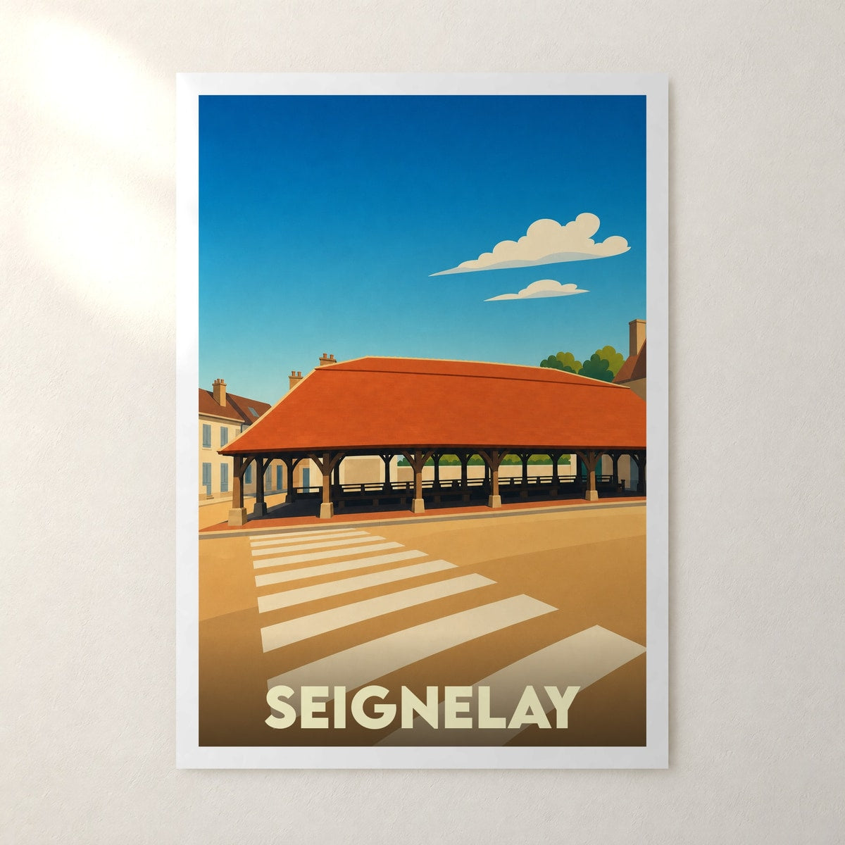 Affiche Seignelay – sans cadre, accrochée au mur