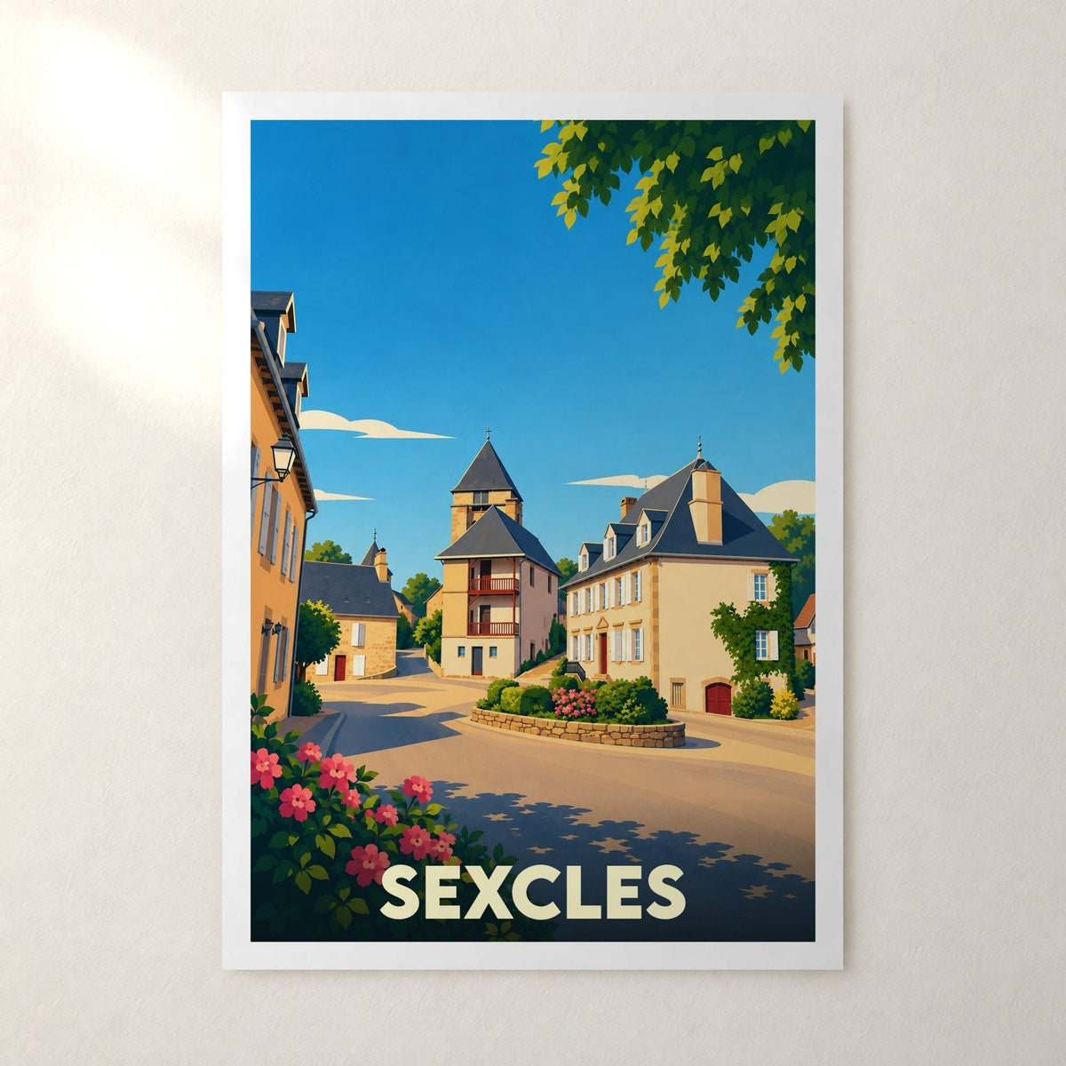 Affiche Sexcles – sans cadre, accrochée au mur