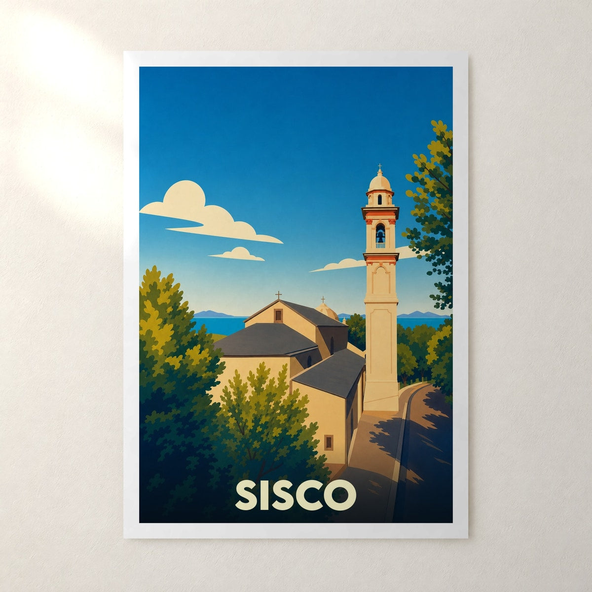 Affiche Sisco – sans cadre, accrochée au mur